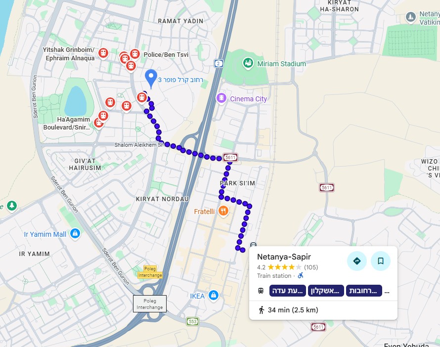 שירן וחן אברהם רכבת הליכה